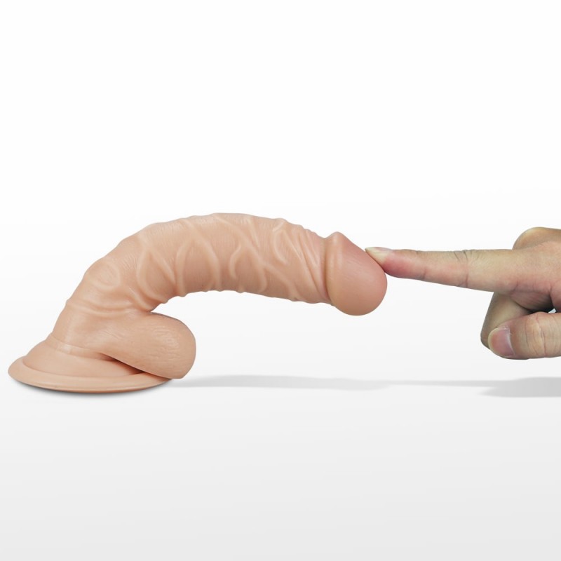 Dildo z przyssawką i wibracjami Real Extreme 19cm Lovetoy — zdjęcie 4