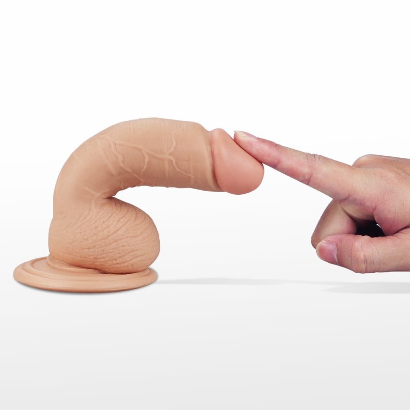 Dildo z przyssawką i wibracjami Real Extreme 18 cm Lovetoy — zdjęcie 4