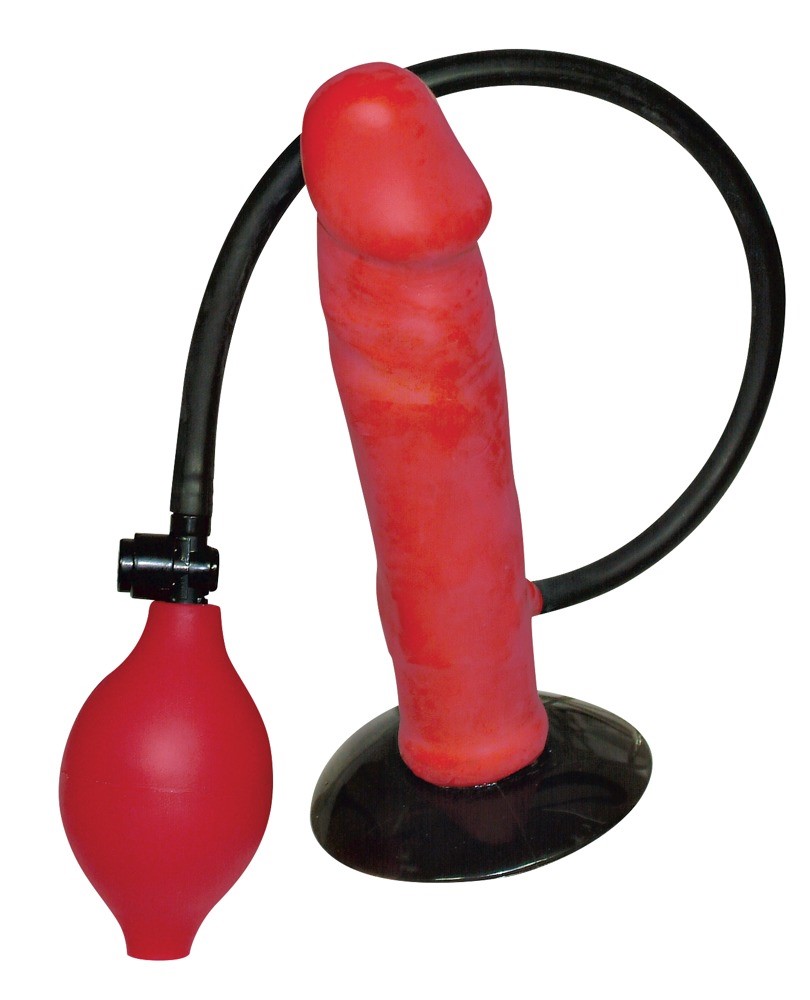Pompowane Dildo - Red Balloon