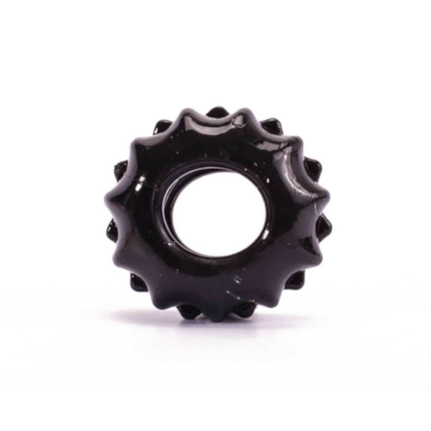 Pierścień na penisa Lovetoy Power Plus czarny śr. 1,7cm