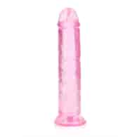 Straight Realistic Dildo with Suction Cup - 7'' / 18