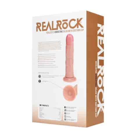 Vibrating Regular Curved Cock - 8 / 20,5 cm - Flesh