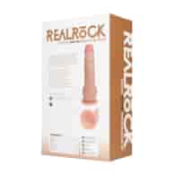 Vibrating Regular Straight Cock with Balls - 9 / 23 cm - Flesh