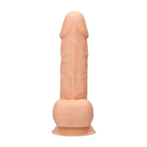 Silicone Dildo with Balls - 9 / 21,6 cm