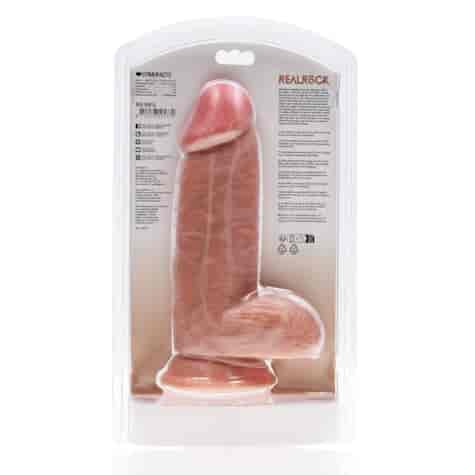 Extra Thick Straight with Balls 8 / 20,3 cm - Flesh