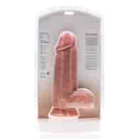 Extra Thick Straight with Balls 9 / 23 cm - Flesh