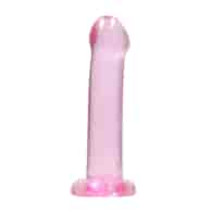 Non-Realistic Dildo with Suction Cup - 7 / 17 cm