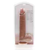 Extra Large Straight with Balls 15 / 38 cm - Tan