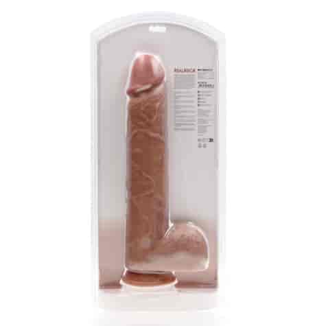 Extra Large Straight with Balls 15 / 38 cm - Tan