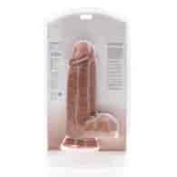 Extra Thick Straight with Balls 9 / 23 cm - Tan