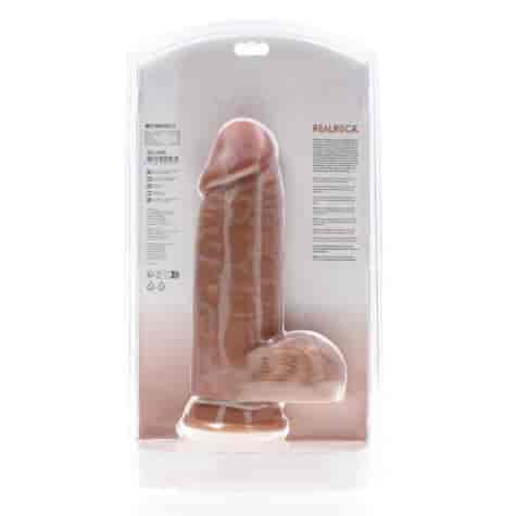 Extra Thick Straight with Balls 9 / 23 cm - Tan