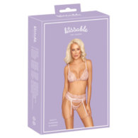 Komplet bielizny z pasem do pończoch Rosa L/XL Kissable