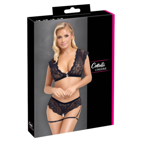 Top and Crotchless Briefs XL