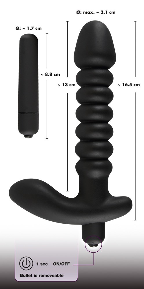 Silikonowy Wibrator Black Velvets