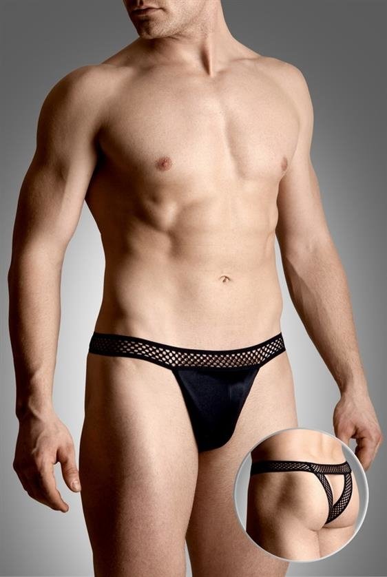 Mens thongs 4486 czarny