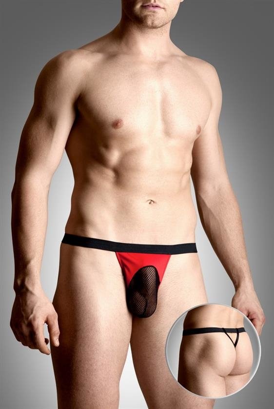 Mens thongs 4494 czerwony