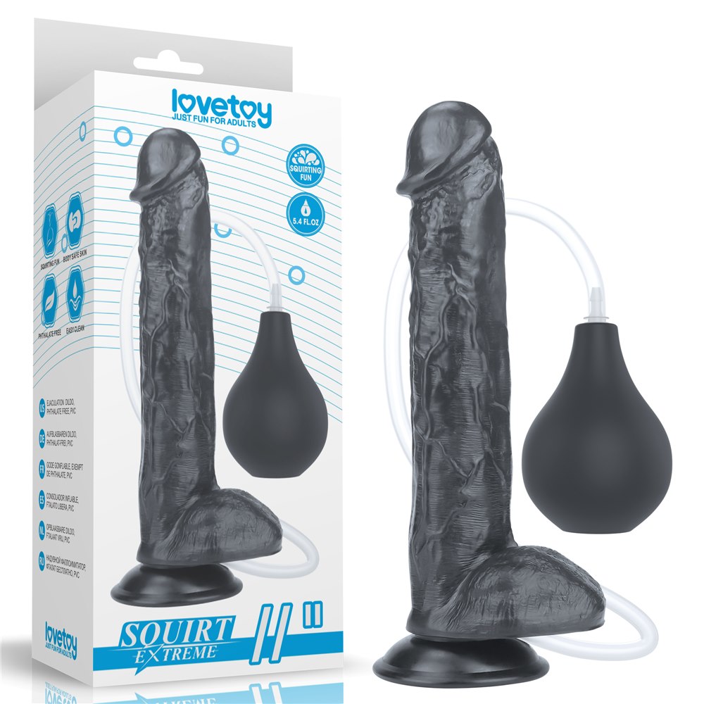 Dildo z przyssawką i z funkcją wytrysku 27,5cm Lovetoy