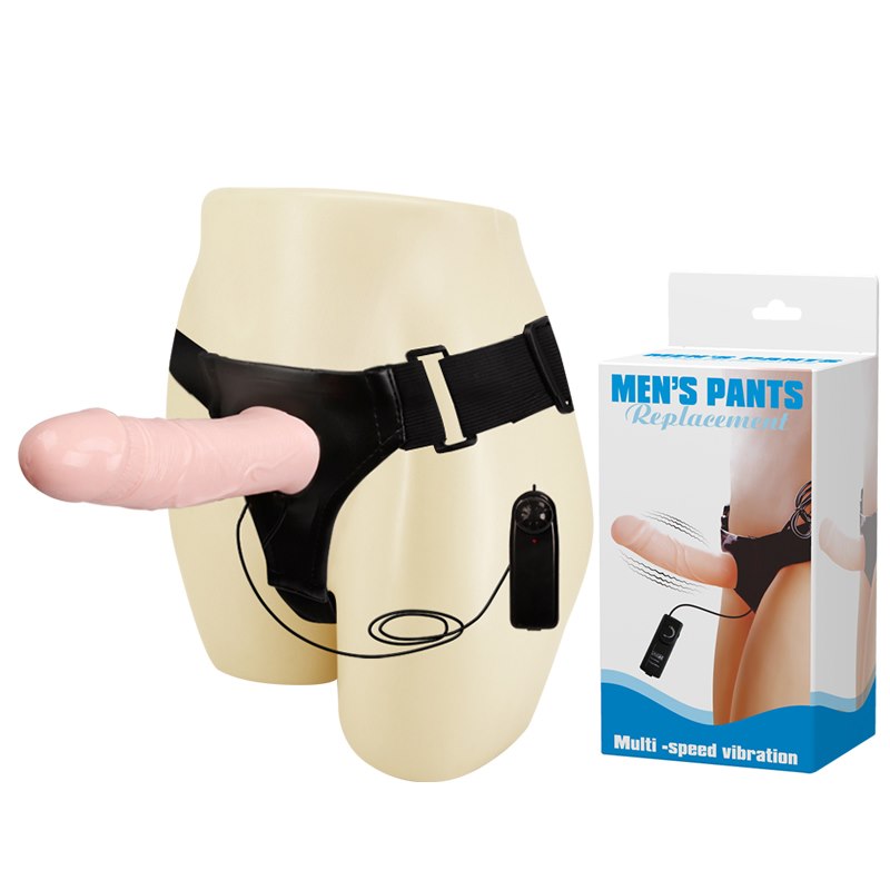 Uprząż z dildo z wibracjami 16,5cm LyBaile — zdjęcie 5