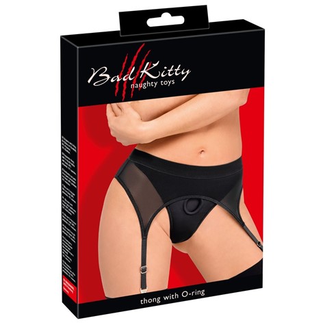 Bad Kitty Suspender Thong S