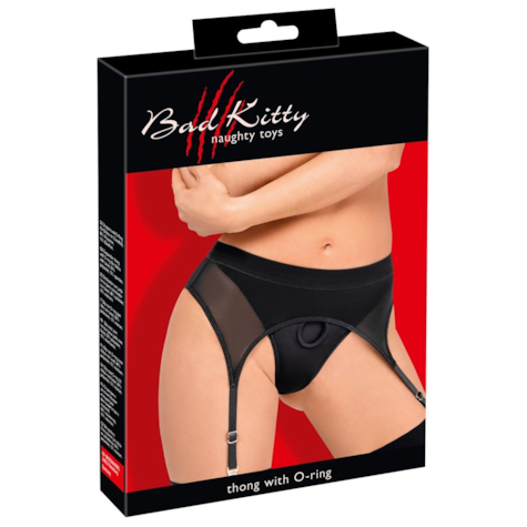 Bad Kitty Suspender Thong 2XL