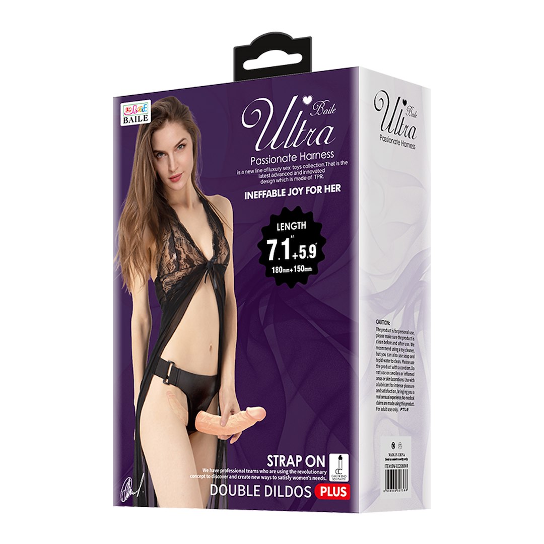 Strap on Ultra Female Passionate z dwoma dildami LyBaile — zdjęcie 8