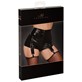 Glam suspender wetlook and vinyl shorts S Noir Handmade