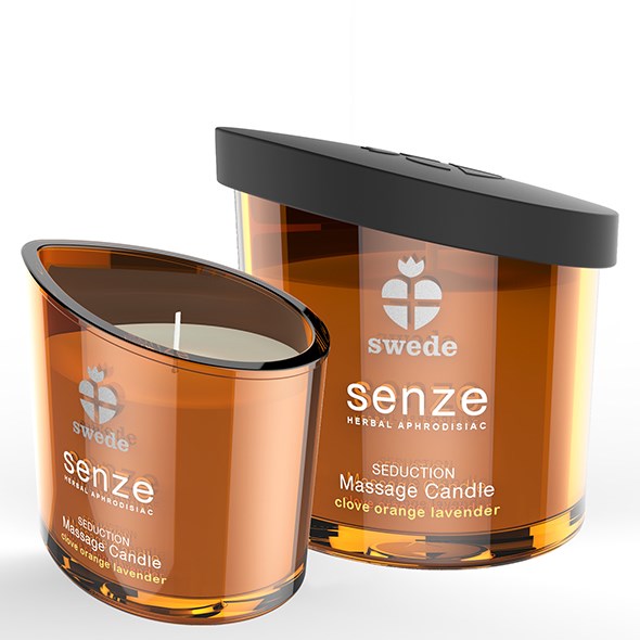 Świeca do masażu Senze Seduction 50ml Swede — zdjęcie 3