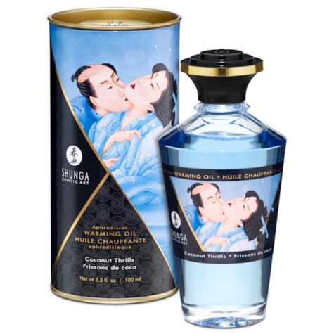 Shunga warming oil coconut thrills 100ml