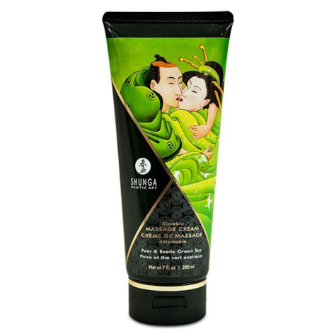 Shunga massage cream pear & exotic green tea