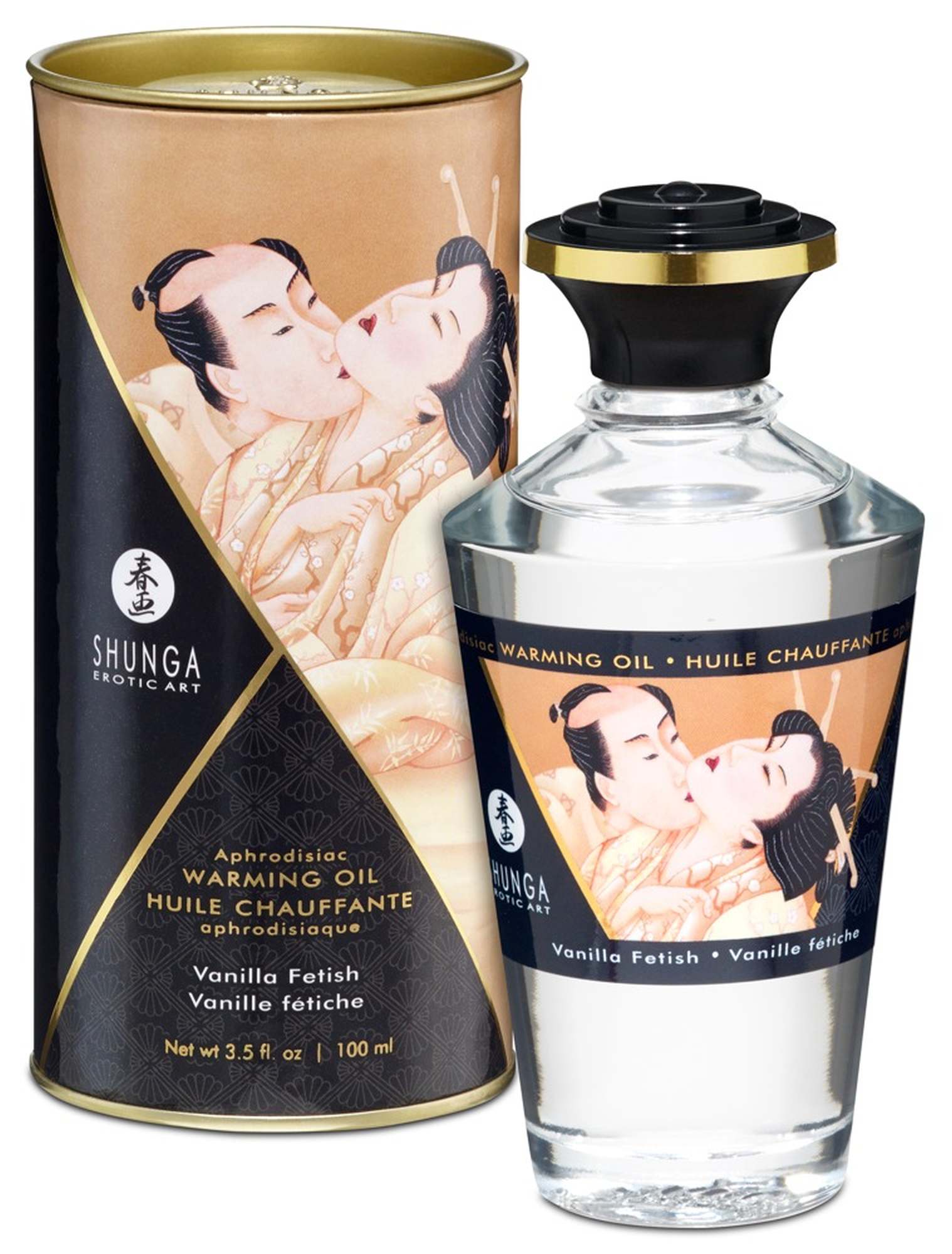 Shunga sildošā eļļa vaniļas fetišs 100ml
