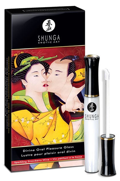 B³yszczyk do ust Divine Oral Pleasure Gloss Strawberry Wine 10ml Shunga