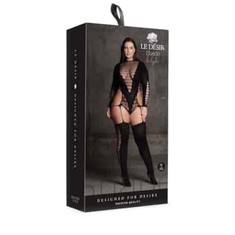 Kalyke XXIII - Bodystocking with Turtleneck - Plus Size
