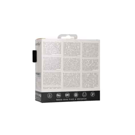 Vibrating Egg with 10 Speeds and Remote Control - L - Black