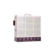 Vibrating Egg with 10 Speeds and Remote Control - L - Purple