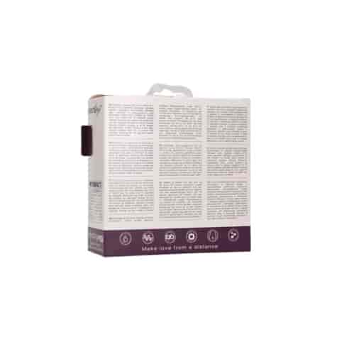 Vibrating Egg with 10 Speeds and Remote Control - L - Purple