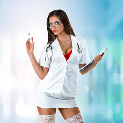 Nurse Costume - S/M - White