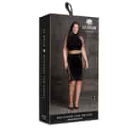 Kala XXXVII - Two Piece with Turtleneck, Crop Top and Skirt - Plus Size