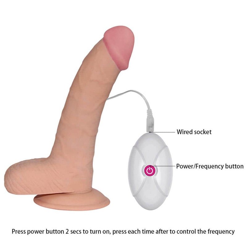 Dildo z przyssawką 20 cm Lovetoy — zdjęcie 3