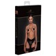 Powerwetlook waisted panties with 2 way zipper S Noir Handmade