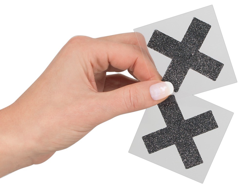 Ozdoby Na Piersi X Czarne