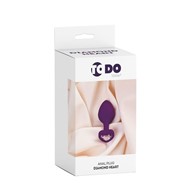 Korek analny ToDo Diamond Heart 3,5cm Toyfa