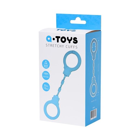 Silikonowe kajdanki A-TOYS Stretchy Cuffs Chisa