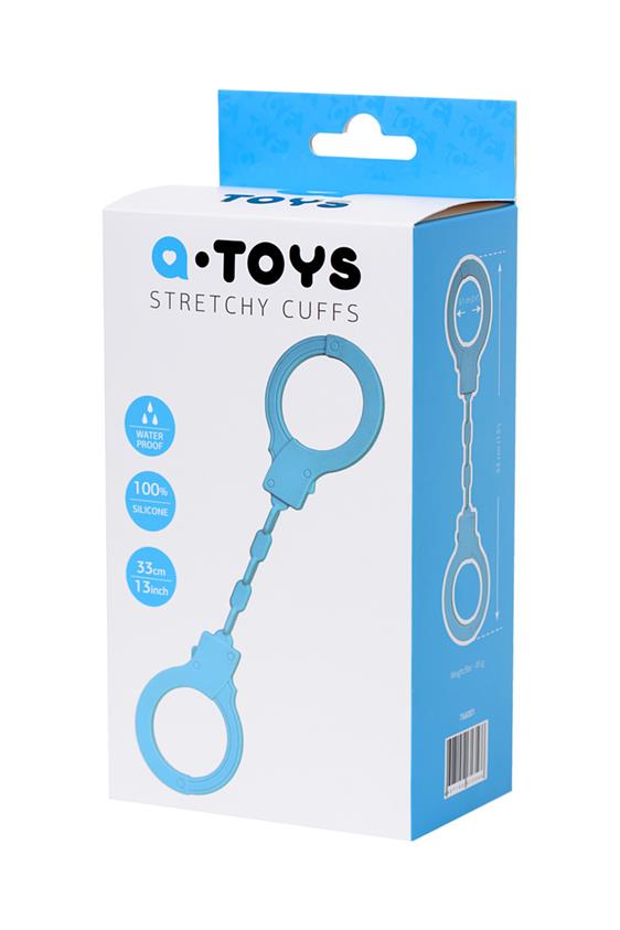 Silikonowe kajdanki A-TOYS Stretchy Cuffs Chisa