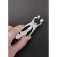 2 Squeezer Teaser Clover Nipple Clamps with Ring