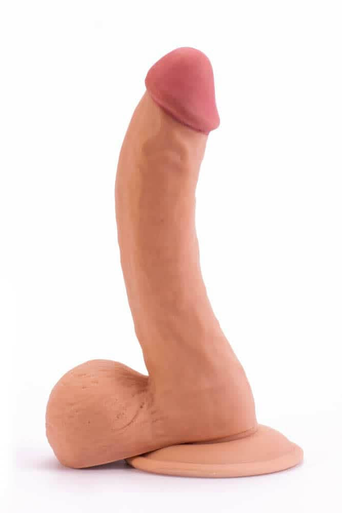 Dildo cyberskóra z przyssawką The Ultra Soft Dude 20 cm Lovetoy — zdjęcie 2