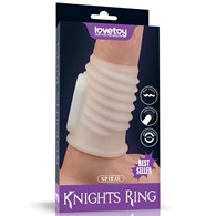 Pierścień na penisa Knights Spiral z wibracjami Lovetoy