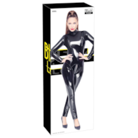 Vinyl Jumpsuit Black 2XL