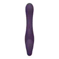 Suki - Vibrating Strapless Strap-on Rabbit - Purple