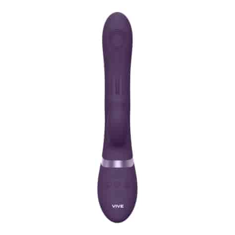 Rini - Pulse Wave  Vibrating Double Penetration Rabbit - Purple