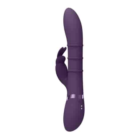 Sora - Up  Down Stimulating Rings, Vibrating G-Spot Rabbit - Purple